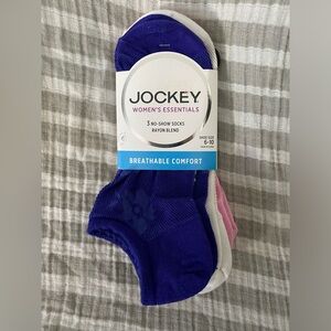 Jockey Women’s Essentials 3-pack No-Show Socks